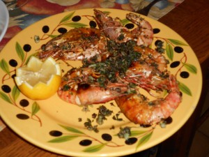 Gambas grillées