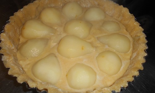 Tarte Bourdalou avant la cuisson