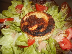 Camembert pané chaud